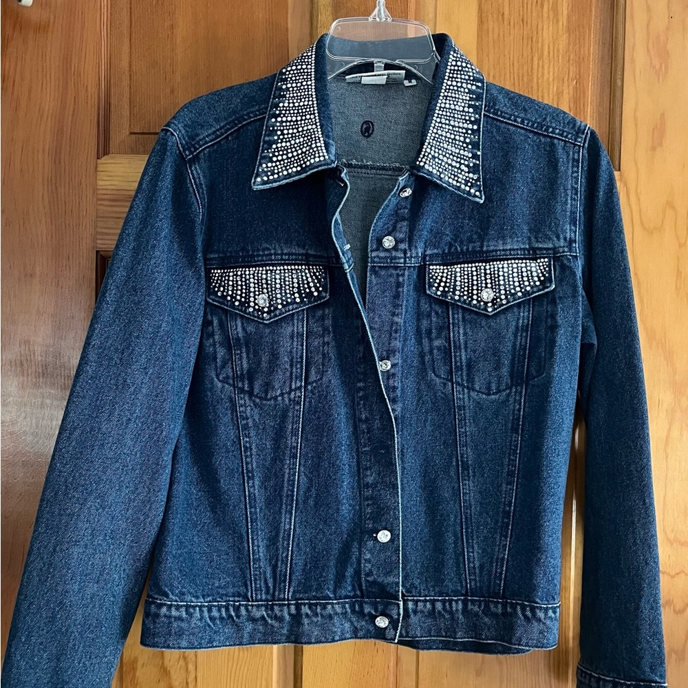 Christine Alexander embellished denim jacket